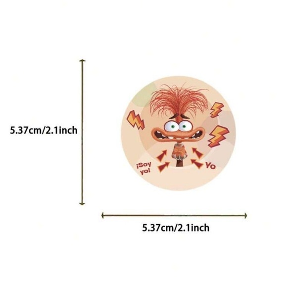 Pixar Inside Out Disney Character Sticker Pack 50ct - Picture 3 of 5